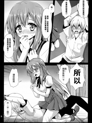 [脸肿汉化组] (COMIC1☆8) [黒澤pict (黒澤清崇)] 小鳥ハングアップ! (極黒のブリュンヒルデ)_07
