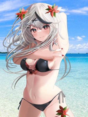 [あゆみるく] ドキッ!ライバーとサマー水着大会!ポロリもあるよ!CG集スペシャル (ホロライブ)_0034