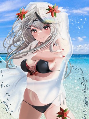 [あゆみるく] ドキッ!ライバーとサマー水着大会!ポロリもあるよ!CG集スペシャル (ホロライブ)_0035