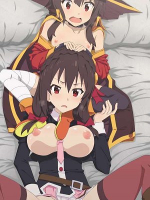 ［ColomoTen］めぐみんVSゆんゆん！地獄！はじめての子作り勝負！Full Size And Difference. (この素晴らしい世界に祝福を)_005