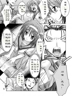 [Menethil个人汉化][絵援隊 (酒呑童子)] MELANCHOLY PRINCESS 1~4 (涼宮ハルヒの憂鬱)_005