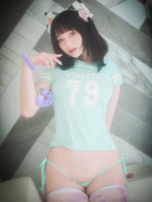 [BLUECAKE] Bambi (밤비) - Naughty Cats Pink & Mint RED_BLUECAKE-Bambi-Naughty-Cats-Pink-and-Mint-RED-MrCong.com-087