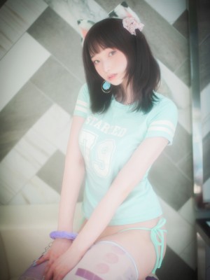 [BLUECAKE] Bambi (밤비) - Naughty Cats Pink & Mint RED_BLUECAKE-Bambi-Naughty-Cats-Pink-and-Mint-RED-MrCong.com-092