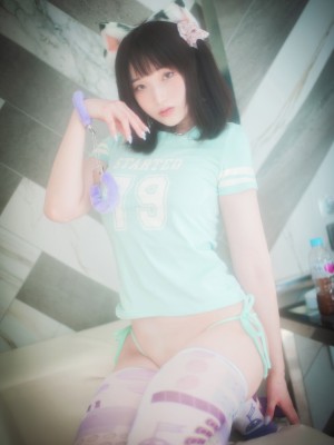 [BLUECAKE] Bambi (밤비) - Naughty Cats Pink & Mint RED_BLUECAKE-Bambi-Naughty-Cats-Pink-and-Mint-RED-MrCong.com-093