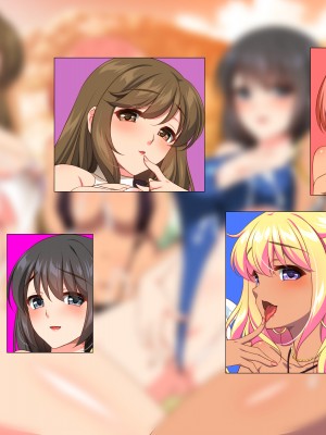 [ぽるちーに] ドスケベ水着で受精待ちするハメ頃発情女子と中出しセックスし放題のハーレムビーチ_492