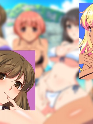 [ぽるちーに] ドスケベ水着で受精待ちするハメ頃発情女子と中出しセックスし放題のハーレムビーチ_303