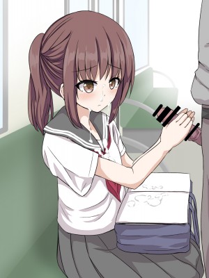 [神官冰点汉化] (同人CG集) [melonlime] 電車の真面目っ子催眠して好き放題エロいことさせた_052
