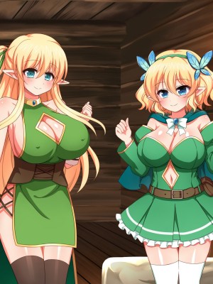 [ダメージ床R (あふろ)] エルフ母娘といちゃラブ子作り性活 [甜族星人x我不看本子个人汉化]_016