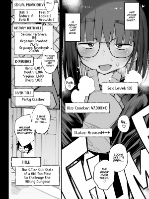 [Naitou2 (F4U)] 搾精ダンジョン攻略に向かない地味子のS級ドスケベステータス - [Naitou2 (F4U)] The S-Tier Slut Stats of a Girl Too Plain to Challenge the Milking Dungeon (x3200)_11