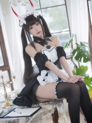 [阿包也是兔娘] 能代女仆 Azur Lane Noshiro Maid_0012