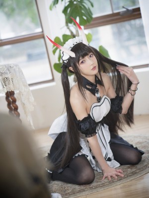 [阿包也是兔娘] 能代女仆 Azur Lane Noshiro Maid_0015