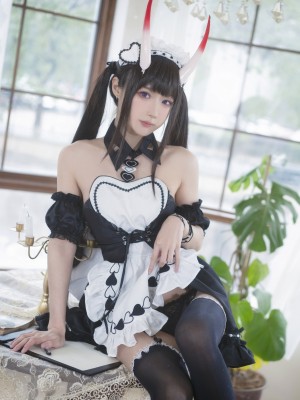 [阿包也是兔娘] 能代女仆 Azur Lane Noshiro Maid_0017