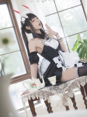 [阿包也是兔娘] 能代女仆 Azur Lane Noshiro Maid_0019