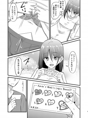 [たたんとたると (りんごあぬ)] 理解のあるカレンちゃん 週間ログインボーナス [DL版]_05