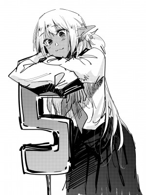 [暴碧汉化组] [えーすけ] えっちな褐色エルフJKとの暮らし方2｜如何与色色的褐色精灵JK一起生活2 (WEEKLY快楽天 2021 No.34) [無修正]_39