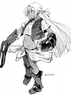 [暴碧汉化组] [えーすけ] えっちな褐色エルフJKとの暮らし方2｜如何与色色的褐色精灵JK一起生活2 (WEEKLY快楽天 2021 No.34) [無修正]_41