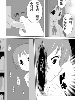 [工口神社汉化] (C80) [PINK VIRUS (ヒロタケ)] 憂も梓もCRAZY (けいおん!)_07