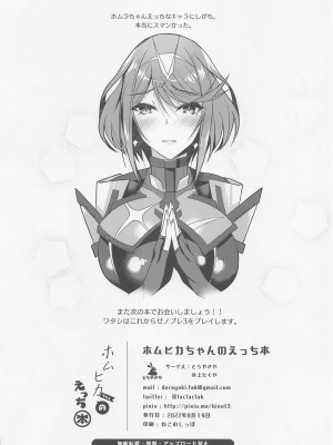 (C100) [どらやきや (井上たくや)] ホムヒカちゃんのえっち本 (ゼノブレイド2)_27