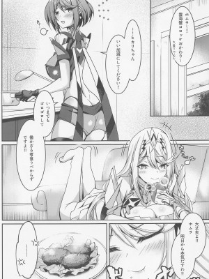 (C100) [どらやきや (井上たくや)] ホムヒカちゃんのえっち本 (ゼノブレイド2)_04