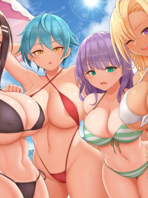 [なのはなジャム] 海辺のシェアハウス ～巨乳美女達とえろえろセックス三昧_336