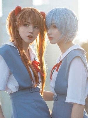 Shirogane-sama - Asuka_Asuka - Asuka and Rei Schoolgirl 0018