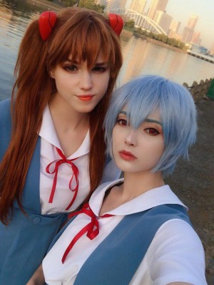 Shirogane-sama - Asuka_Asuka - Asuka and Rei Schoolgirl 0020
