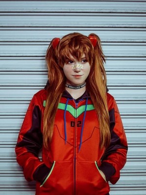 Shirogane-sama - Asuka_Asuka - EVA 02 Hoodie 0003