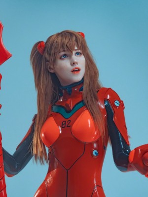Shirogane-sama - Asuka_Asuka - Plug Suit and Spear 0001