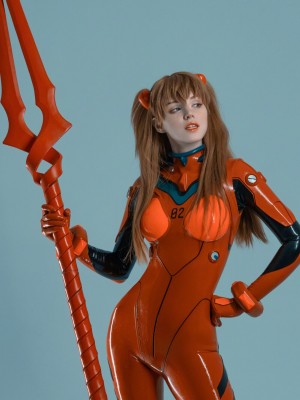 Shirogane-sama - Asuka_Asuka - Plug Suit and Spear 0005