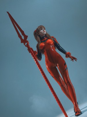 Shirogane-sama - Asuka_Asuka - Plug Suit and Spear 0006
