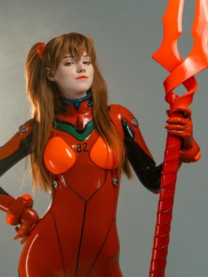 Shirogane-sama - Asuka_Asuka - Plug Suit and Spear 0009