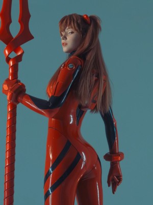 Shirogane-sama - Asuka_Asuka - Plug Suit and Spear 0011