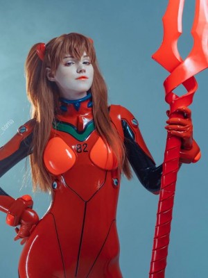 Shirogane-sama - Asuka_Asuka - Plug Suit and Spear 0012