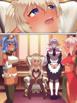 [朝風の雫 (朝風あびす)] 自分以外の全員が常識改変催眠に支配された世界でふたレズHと露出に溺れたダークエルフちゃんのお話_127