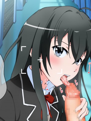 [路过的骑士汉化组][同人指名] 魔法陣で呼び出した奉仕部の部長と学校の中でヤリまくる話 (やはり俺の青春ラブコメはまちがっている。)_019_005_2