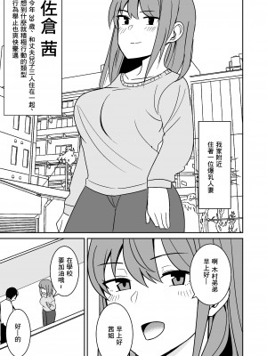 [敷布団カバー]近所の人妻を寝取って孕ませる話[中国翻译]_02_001_
