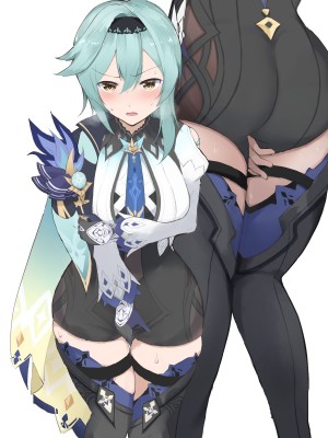[わらる] 何かを我慢しているエウルア (原神) [黎欧出资汉化]