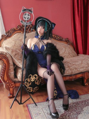 Meroko_魅瞳 - 柴郡旗袍_07