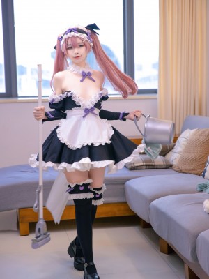 G44不会受伤 Vol.042 blade女仆_Coser-G44-Vol.042-blade-007 (T.ME-COSPLAYSETS)