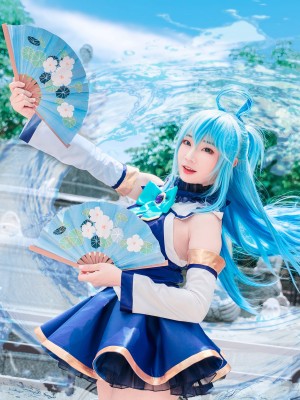 Cosplayer - Aza miyuko_067_konosuba_Aqua_2