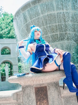 Cosplayer - Aza miyuko_068_konosuba_Aqua_3