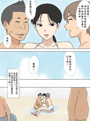 [U羅漢] 絡まれ妻の今日子さん あぶない海水浴編 [cqxl自己汉化]_06