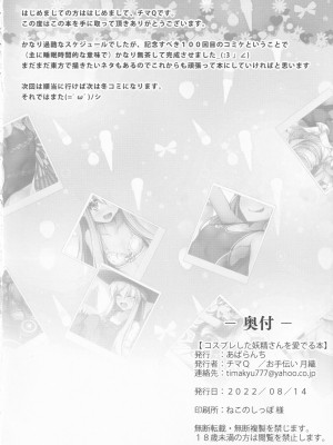 [あばらんち (チマQ)] コスプレした妖精さんを愛でる本 (東方Project)_21