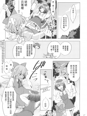 [烏冬個人漢化] (COMIC1☆16) [肩こり腰痛ドライアイ (政長)] 明るい式神計画。 (東方Project)__017