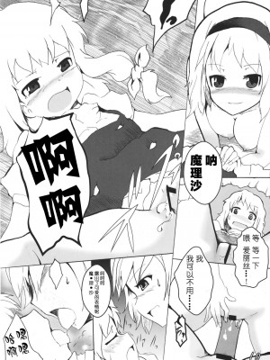 (例大祭8) [マヒルノソラ、トンガリゴリゴリ (じゃらん、槻山、都並)] ありまり! (東方Project) [酒吧汉化]_09