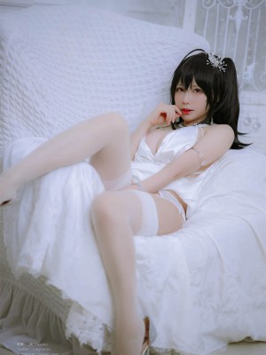 Nyako喵子 大凤纯白婚纱_12