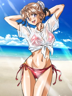 [ふんべるばるでぃんぐ] 晶とビーチSEX[コンパクト版]_08