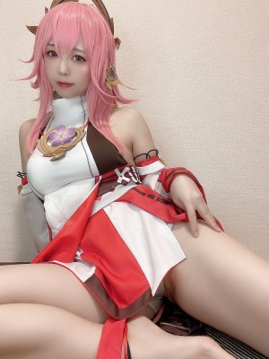 Rizuna -&nbsp;&nbsp;八重神子コスプレ自撮り写真集_18