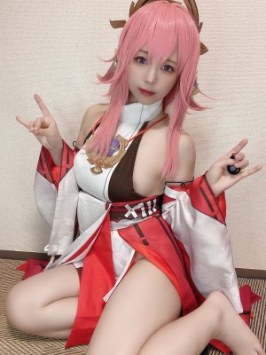 Rizuna -&nbsp;&nbsp;八重神子コスプレ自撮り写真集_08
