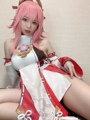 Rizuna -&nbsp;&nbsp;八重神子コスプレ自撮り写真集_19
